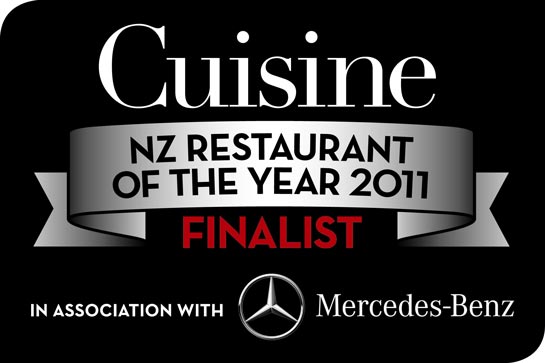 New Zealand Cuisine Awards 2011 Finalist
